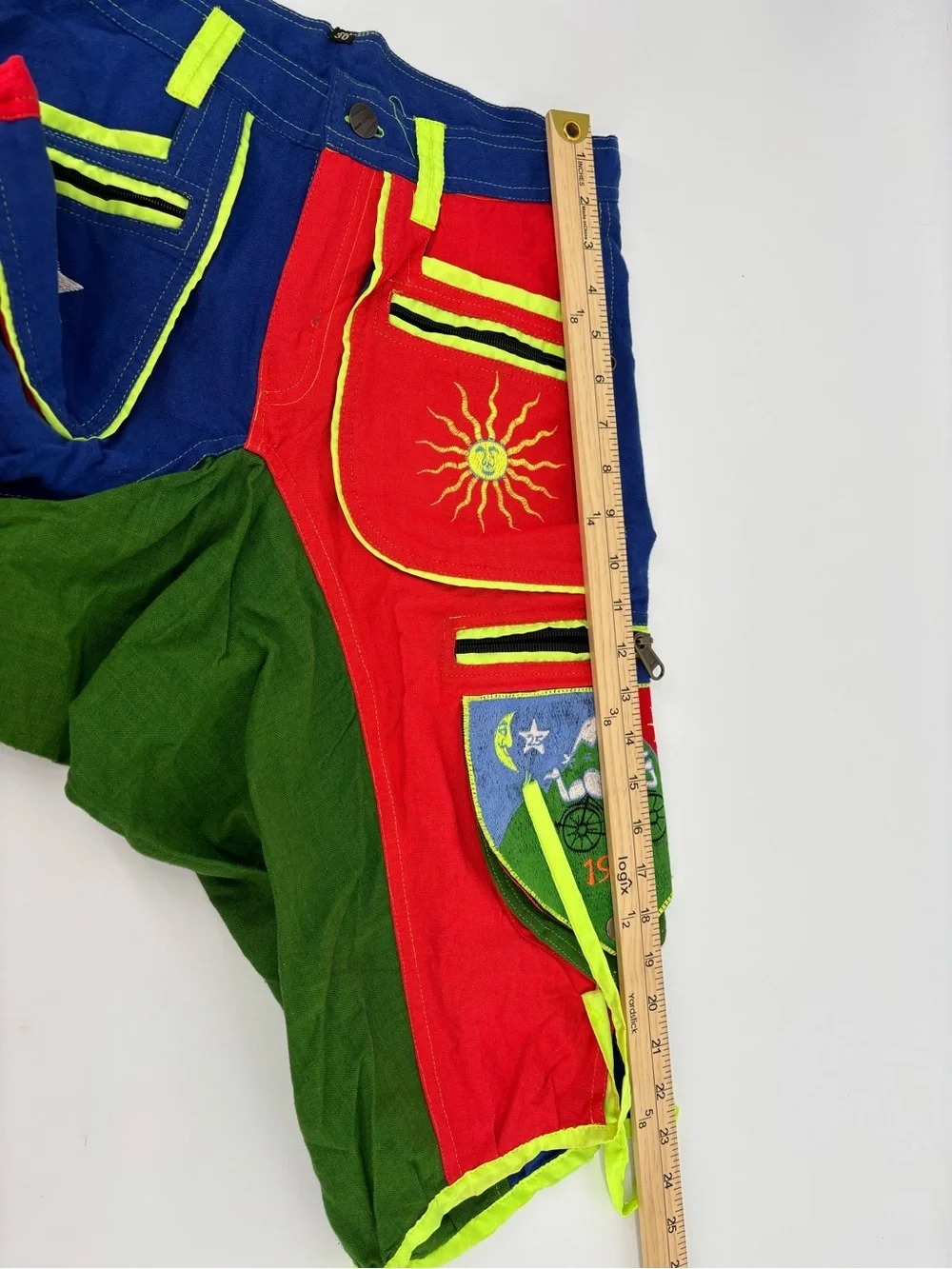 Bicycle Day 1943 Albert Hofmann Psychedelic Shorts Size‎ 30 Trippy Rave Festival